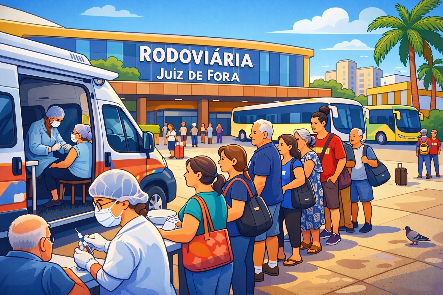Vacimóvel na Rodoviária de JF: Veja a programação